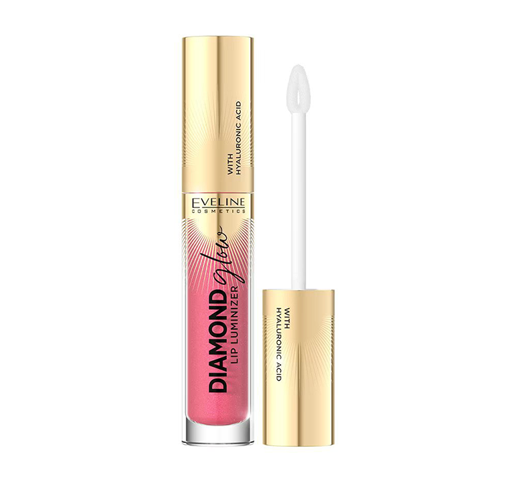 Eveline Cosmetics Diamond Glow Lip Luminizer Błyszczyk z kwasem hialuronowym nr 09 4ml