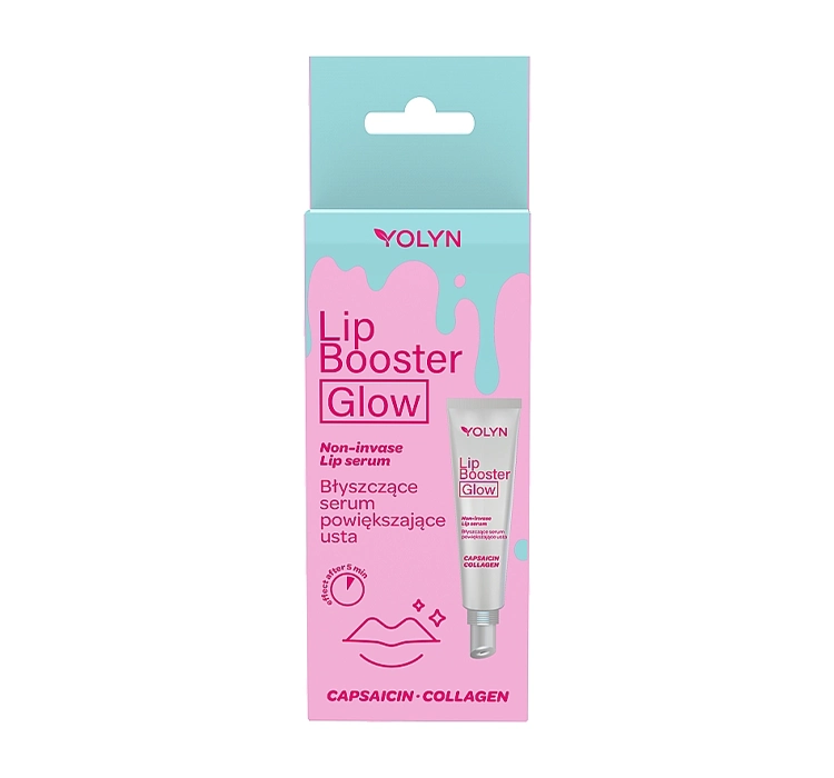 YOLYN LIP BOOSTER GLOW BŁYSZCZĄCE SERUM POWIĘKSZAJĄCE USTA 12ML