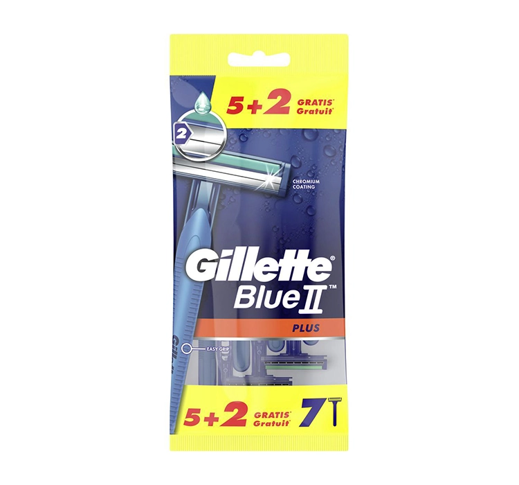 Gillette Blue II Plus jednorazowe maszynki do golenia dla mężczyzn 7szt