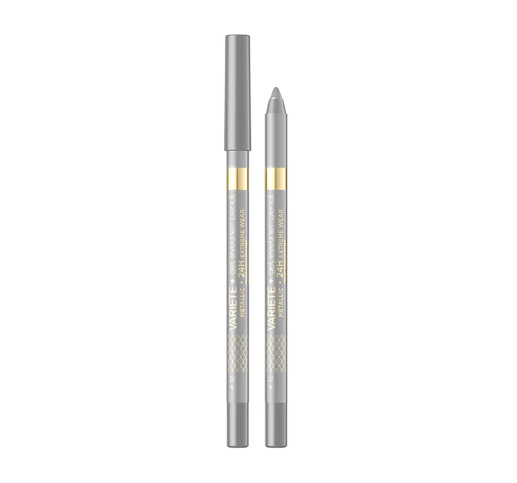 Eveline Cosmetics Variete wodoodporna żelowa kredka do oczu 12 Silver