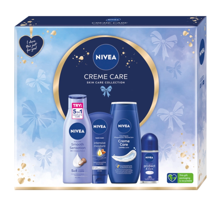 Zdjęcia - Dezodorant Nivea  Creme Care - Zestaw prezentowy do pielęgnacji ciała - Wygładzające 