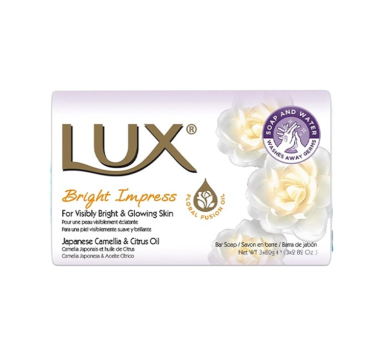LUX BRIGHT IMPRESS MYDŁO W KOSTCE 80G