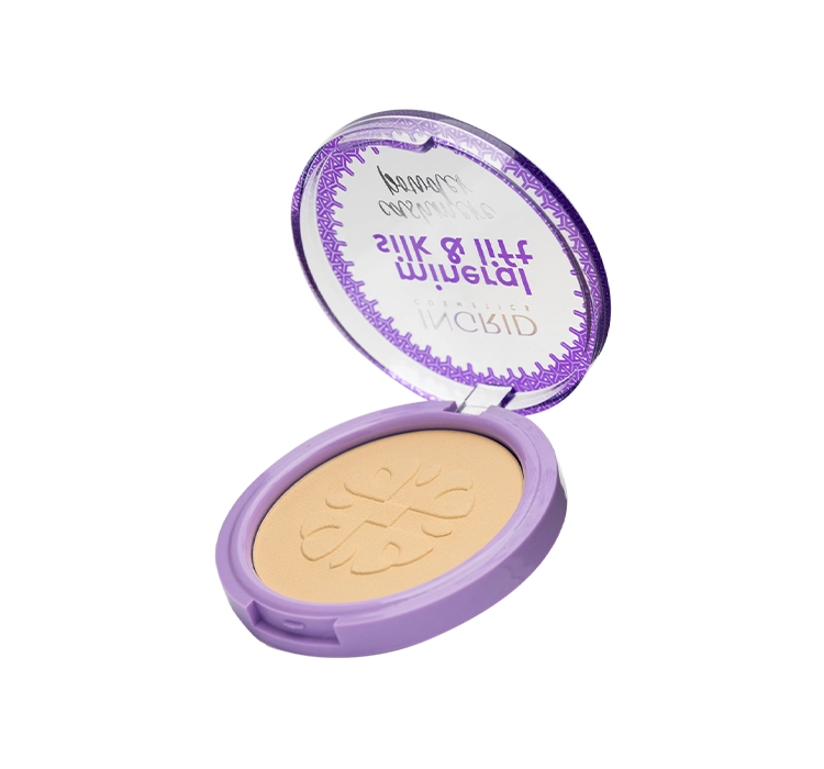 INGRID Mineral Silk & Lift puder prasowany z minerałami 02 8g