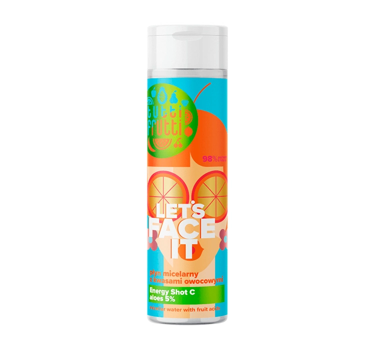 Farmona, Tutti Frutti Let`s Face It, Płyn Micelarny Z Kwasami Owocowymi, 200ml