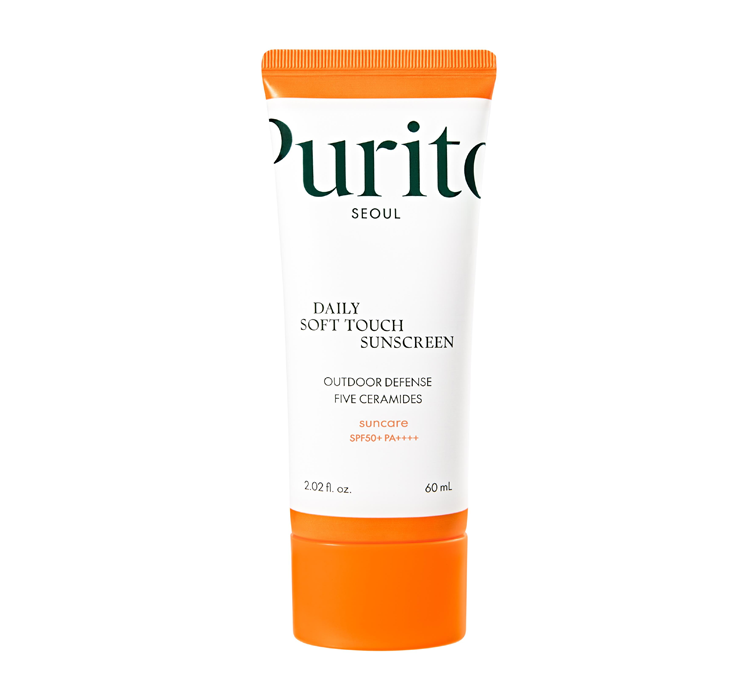 Purito Daily Soft Touch Sunscreen Codzienny krem przeciwsłoneczny z ceramidami 60ml