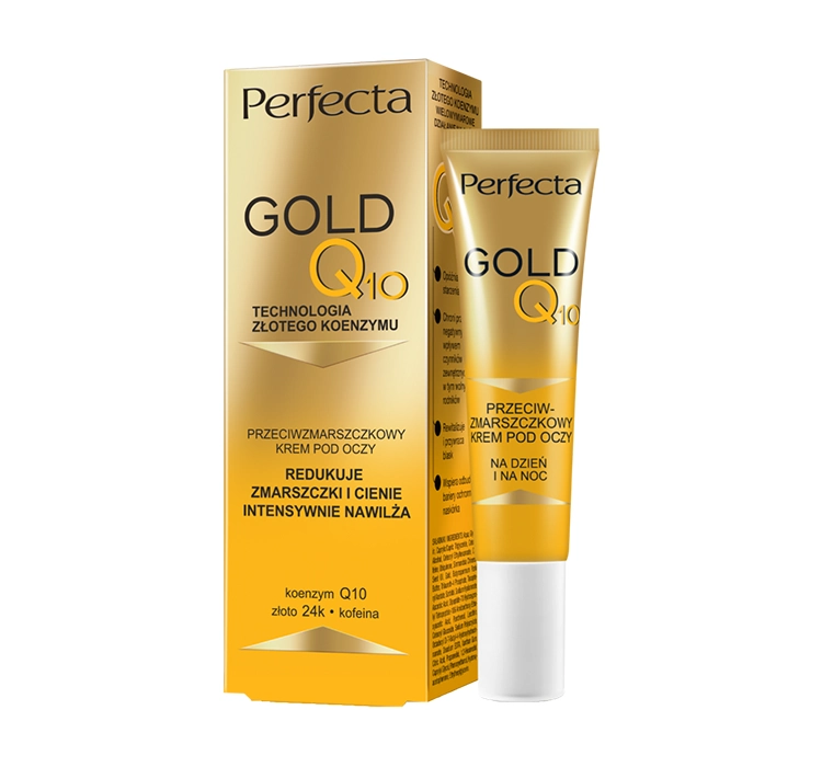 PERFECTA Gold Krem Przeciwzmarszczkowy Pod Oczy Q10 15ml