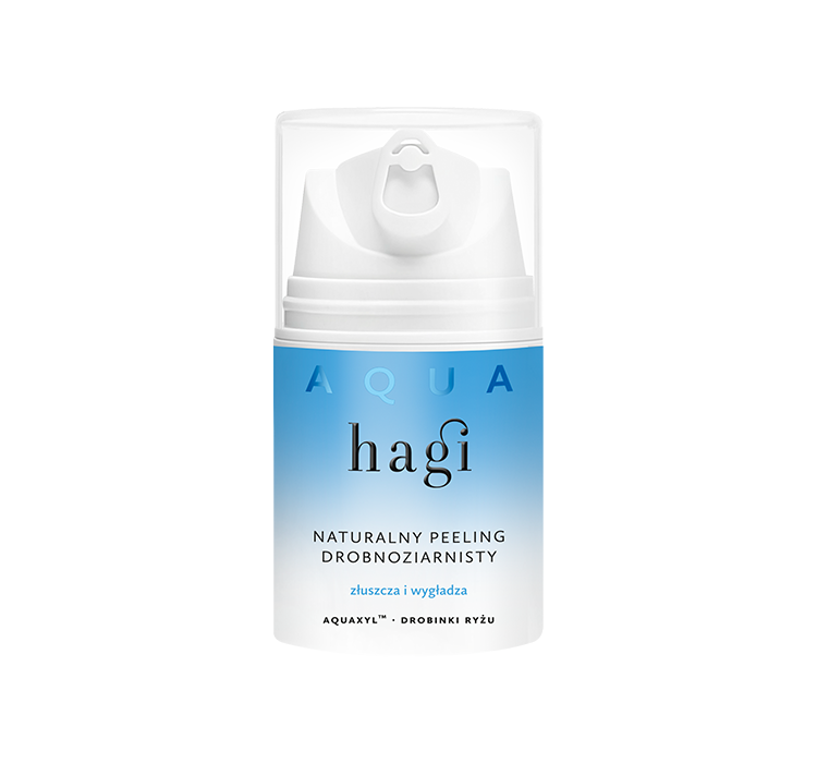 Hagi Aqua Zone - Łagodny peeling z drobinkami ryżu 50ml