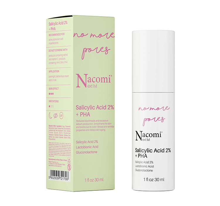 Nacomi Next Level kwas salicylowy 2% + PHA 30ml