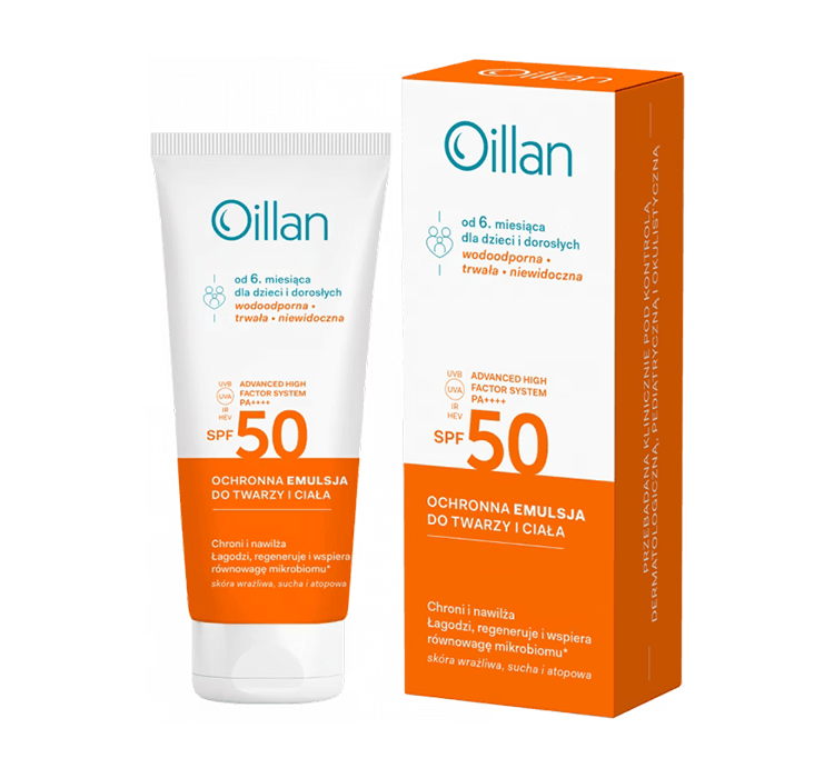 Oillan Sun SPF50 Emulsja ochronna 100ml