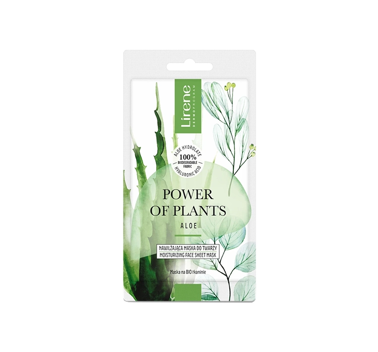Lirene Power Of Plants Aloes - Maska nawilżająca 17g