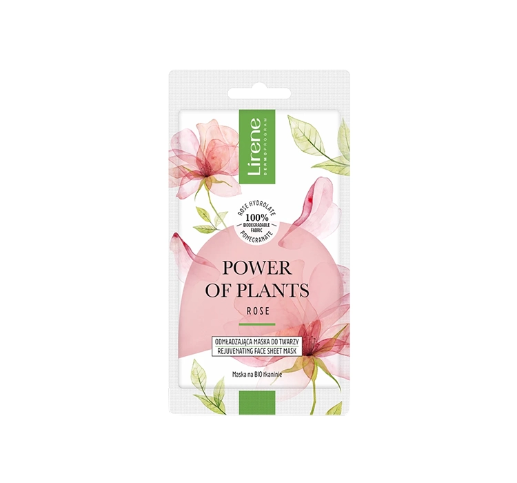 Lirene Power Of Plants Róża - Maska odmładzająca 17g