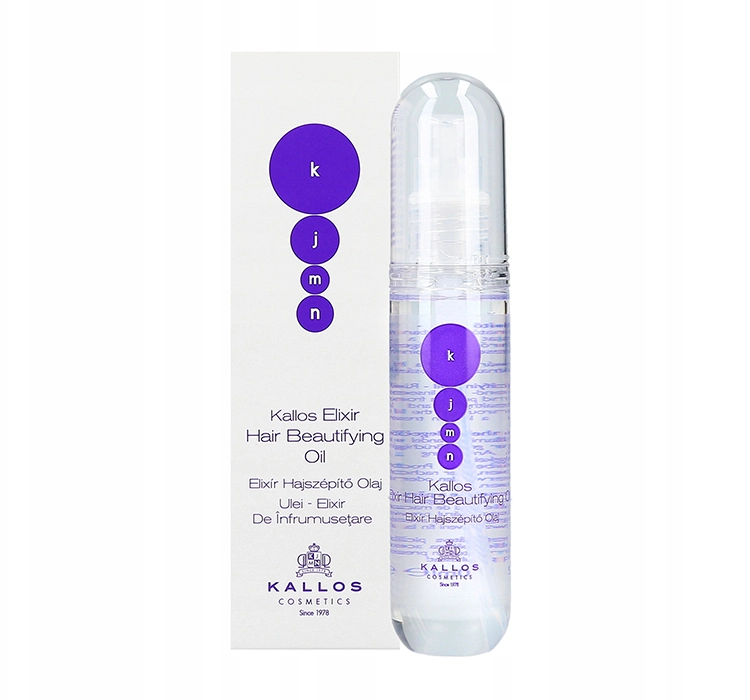 Kallos KJMN odżywczy Olejek do włosów Elixir Hair Beautifying Oil 50 ml