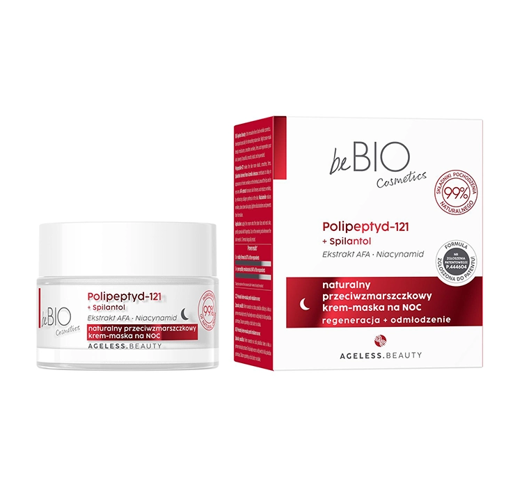 BE BIO EWA CHODAKOWSKA AGELESS BEAUTY Naturalny przeciwzmarszczkowy krem/maska na noc, 50ml
