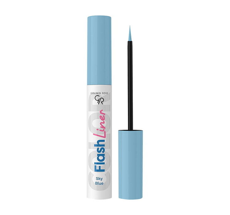 GOLDEN ROSE FLASH LINER EYELINER W PŁYNIE 103 SKY BLUE 3,5ML