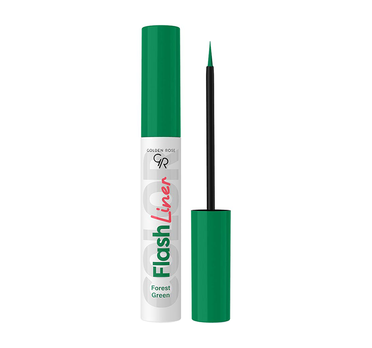 GOLDEN ROSE FLASH LINER EYELINER W PŁYNIE 102 FOREST GREEN 3,5ML