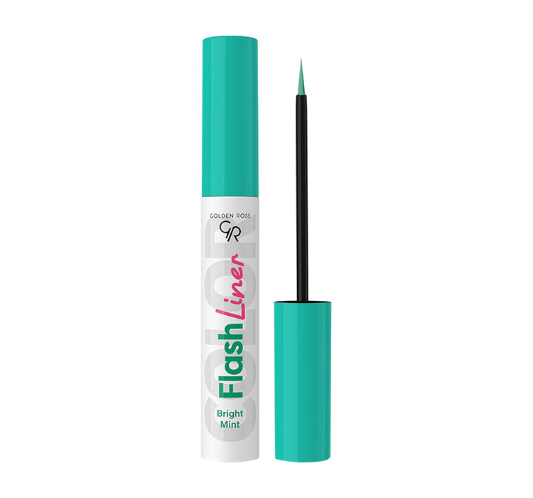 GOLDEN ROSE FLASH LINER EYELINER W PŁYNIE 101 BRIGHT MINT 3,5ML