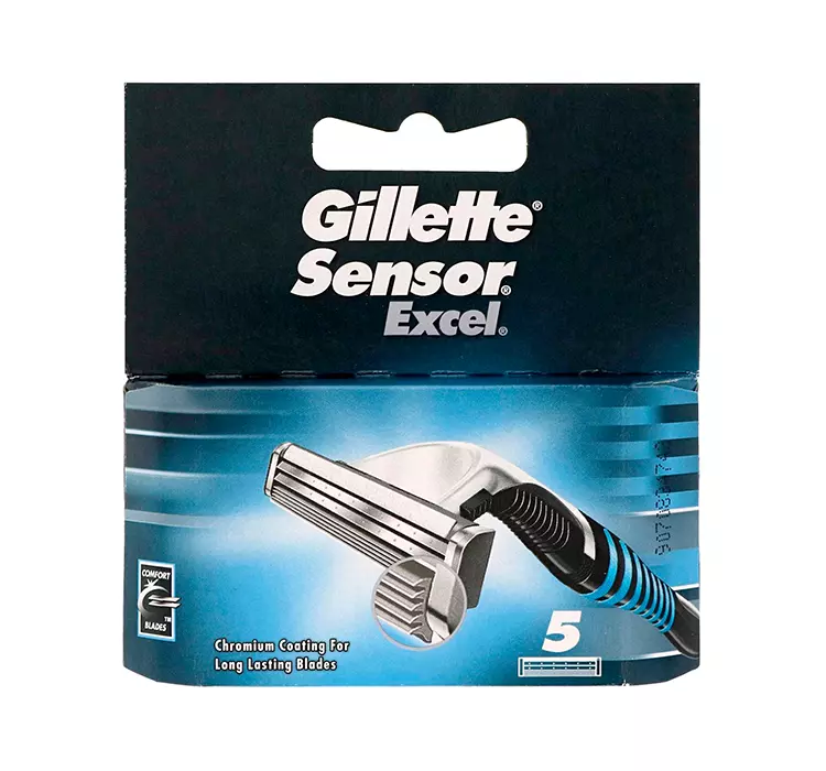 Gillette Excel Sensor Wkłady Do Maszynki Wymienne Ostrza 5szt