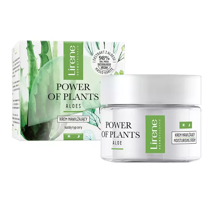 Lirene Power Of Plants Aloes Krem nawilżający 50ml