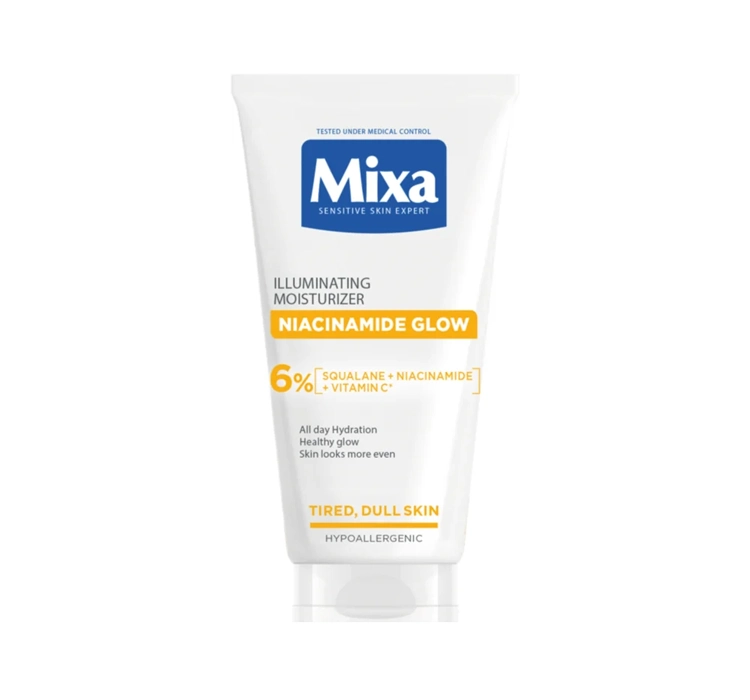 Mixa Niacinamide Glow - rozświetlający krem nawilżający z Niacynamidem i Witaminą C 50ml