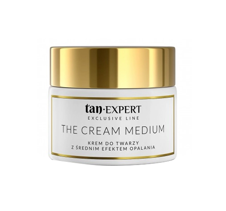 TanExpert - EXCLUSIVE LINE - The Cream Medium - Krem do twarzy z delikatnym efektem opalania - 50 g