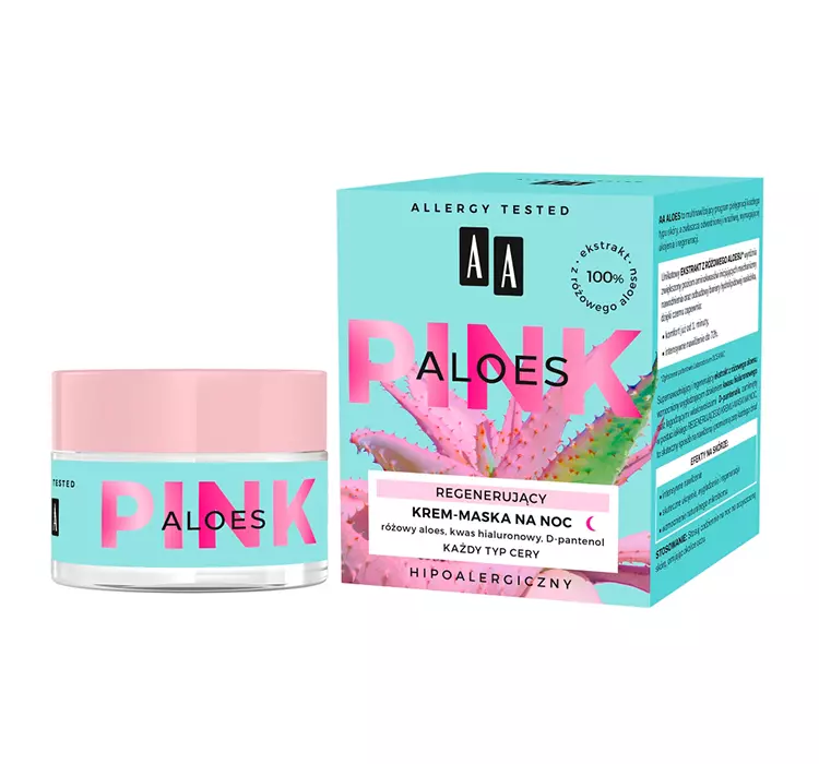 Oceanic Aloes Pink regenerujący krem-maska na noc 50ml