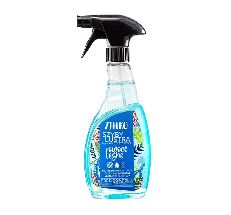ZIELKO Szyby I Lustra Płyn Do Czyszczenia Owoce Leśne 500ml