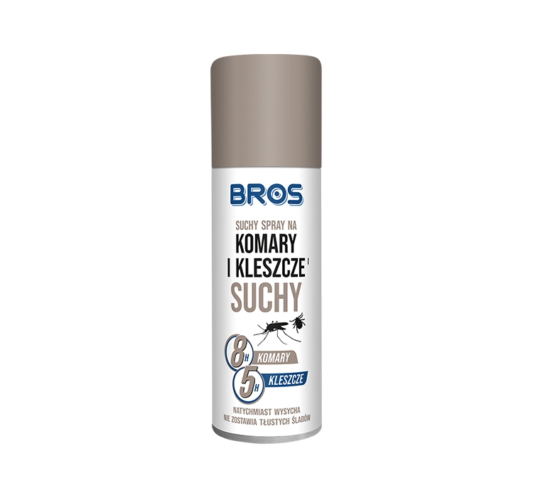 Suchy Spray Środek Na Komary I Kleszcze 90ml Bros