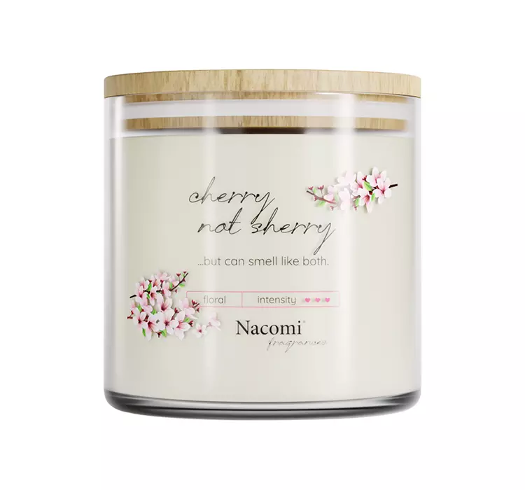 Nacomi Fragrances Świeca zapachowa sojowa - Cherry not sherry 450g
