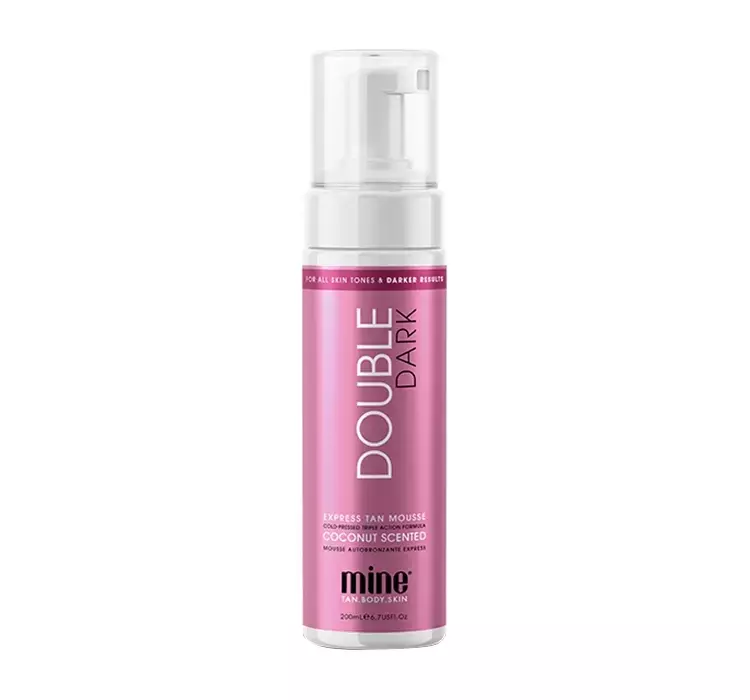 MineTan MineTan Double Dark Express Self Tan Mousse samoopalacz 200 ml dla kobiet