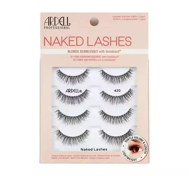 Ardell Naked Lashes 420 sztuczne rzęsy 4 szt dla kobiet Black