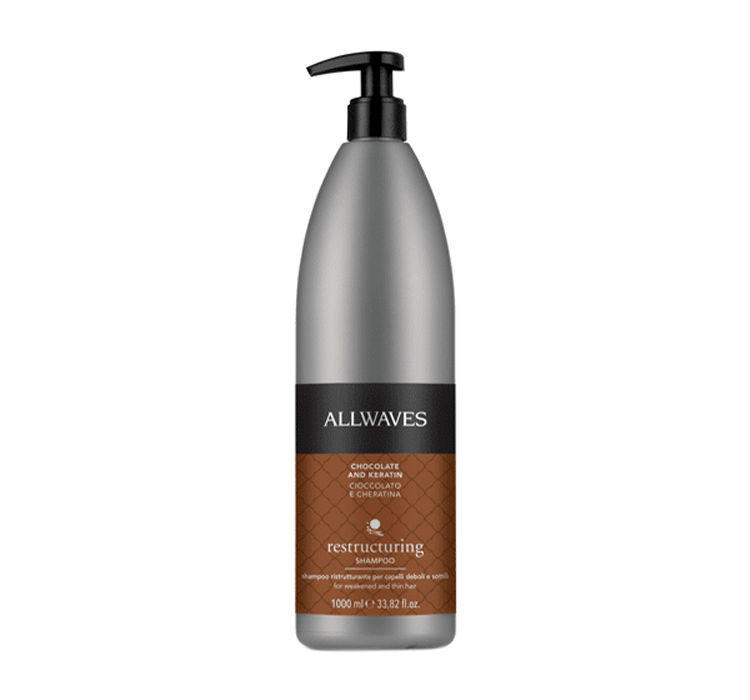Allwaves Szampon z czekoladą i keratyną 1000ml
