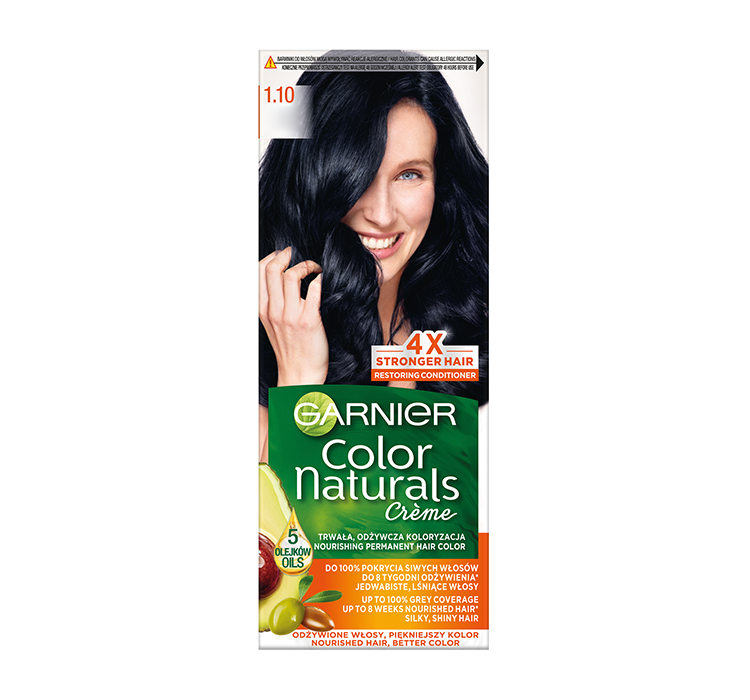 Garnier Color Naturals farba 1.10 Granatowa Czerń