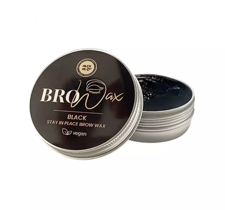 Mexmo - BroWax - Brow Wax - Mydełko do brwi z kolorem - Black - 30 ml