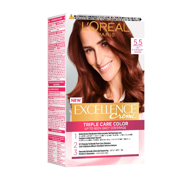 L'Oréal Paris Excellence Creme 5.5 Light Mahogany Brown