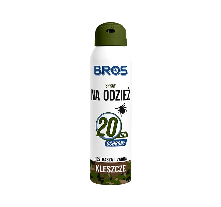 Bros SPRAY NA ODZIEŻ ODSTRASZA I ZABIJA KLESZCZE 90ML 31762735