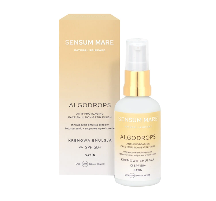 Sensum Mare ALGODROPS SPF 50+ Kremowa emulsja ochronna
