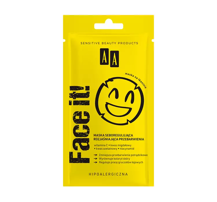 AA Face It! Maska seboregulująca rozjaśniająca przebarwienia 18ml