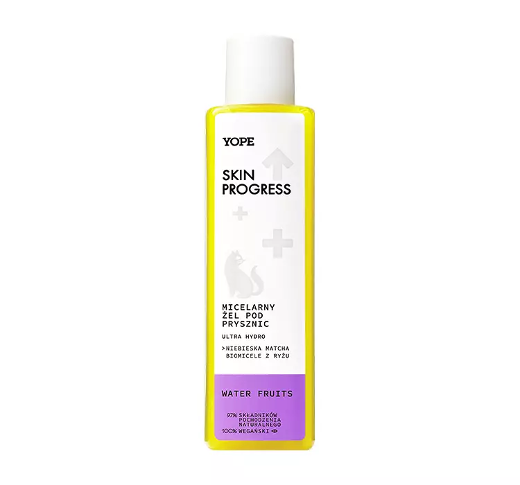 YOPE Skin Progress Micelarny żel pod prysznic WATER FRUITS, 200ml