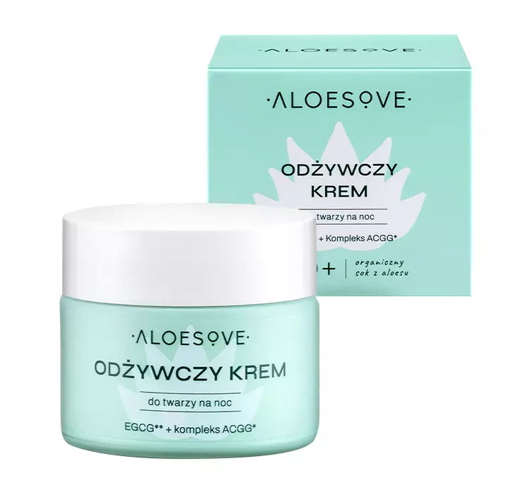 ALOESOVE BIO+ nawilżający krem do twarzy na noc 50ml