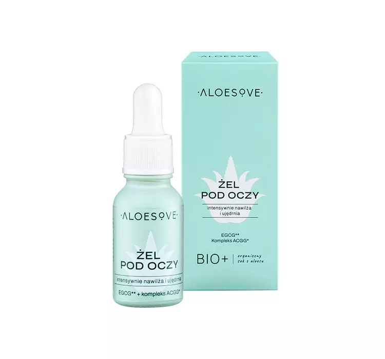 Aloesove, nawilżający żel pod oczy, 15ml