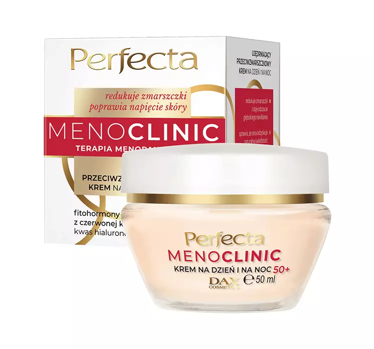 Perfecta Meno Clinic Krem przeciwzmarszczkowy na dzień i na noc 50+ 50ml