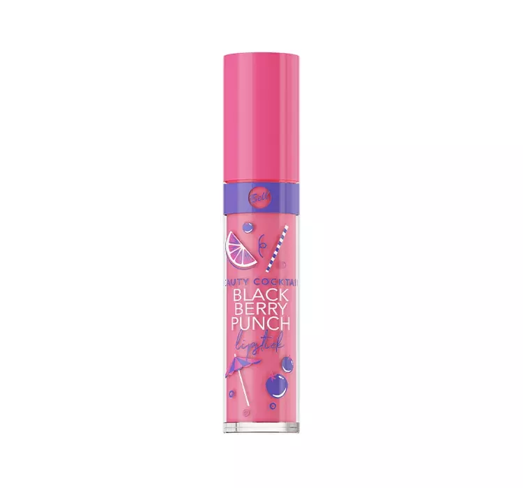 Bell Pomadka Beauty Coctails Blackberry Punch Lipstick 002 Yummy, 4g