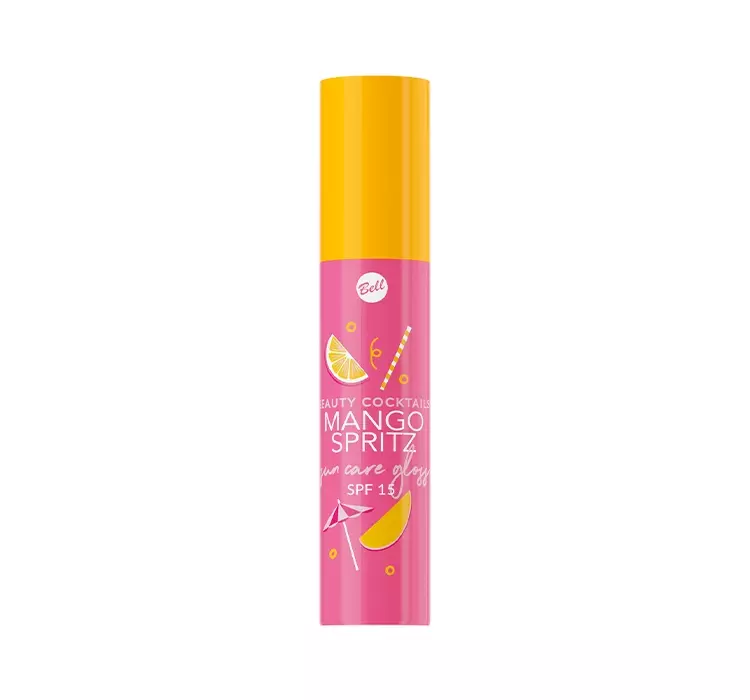 Bell Błyszczyk Beauty Coctails Mango Spritz Sun Care Gloss 001 Crushed Ice, 4,2g
