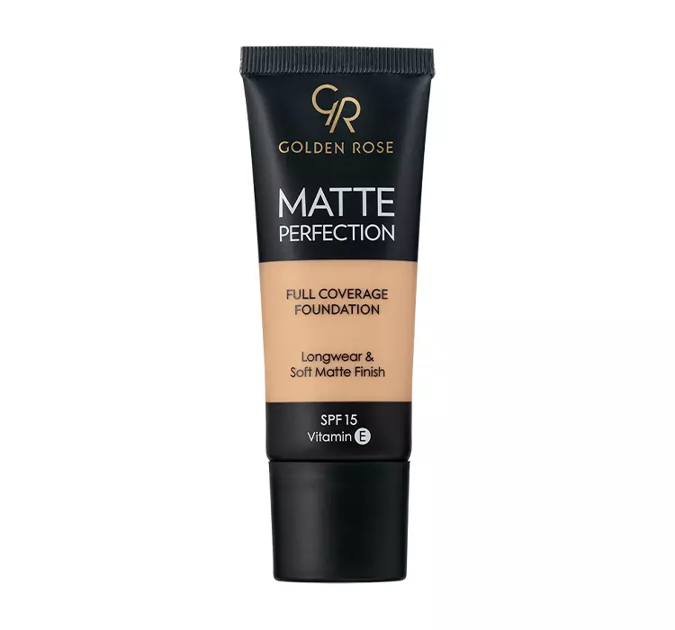 Golden Rose - MATTE PERFECTION - Full Coverage Foundation - Matujący podkład do twarzy - SPF15 - 35 ml - C5