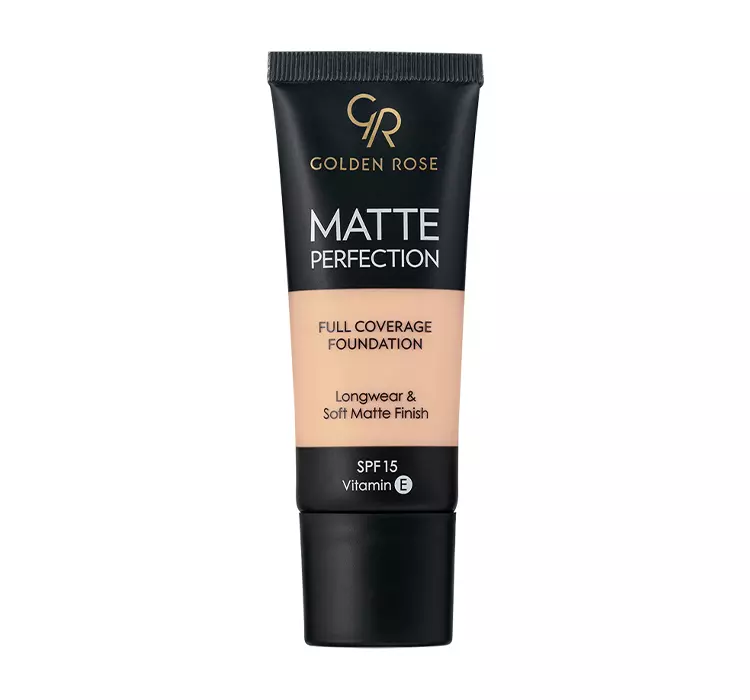 Golden Rose - MATTE PERFECTION - Full Coverage Foundation - Matujący podkład do twarzy - SPF15 - 35 ml - C1