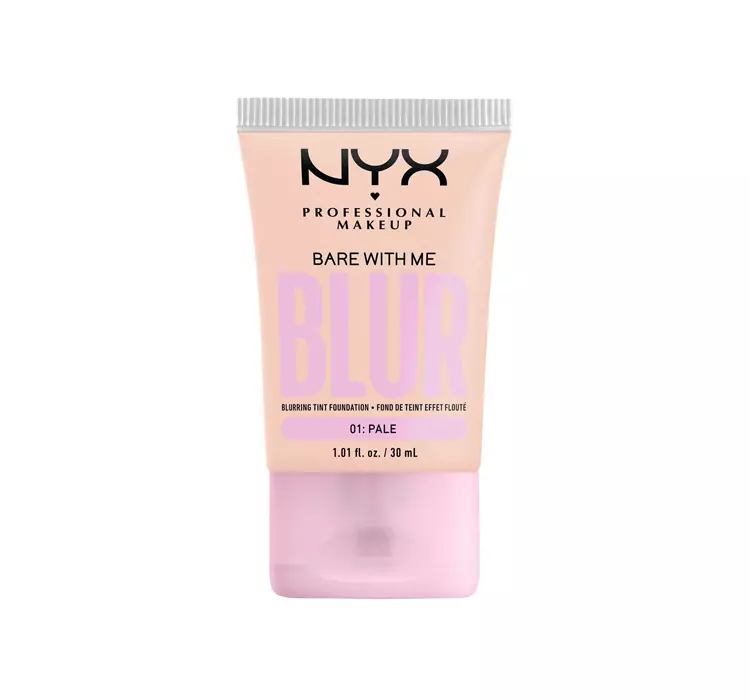 NYX PROFESSIONAL MAKEUP Bare With Me Blur Tint Foundation 01 Pale - Podkład  01 Pale