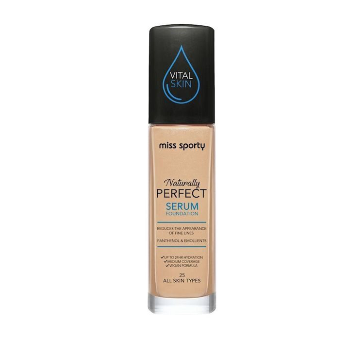 MISS SPORTY NATURALLY PERFECT SERUM PODKŁAD DO TWARZY 25 30ML
