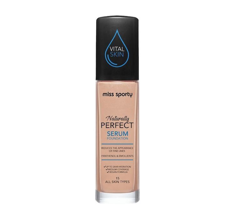 MISS SPORTY NATURALLY PERFECT SERUM PODKŁAD DO TWARZY 15 30ML