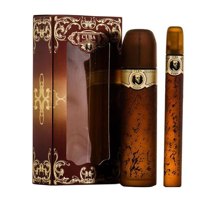 Cuba Original Gold zestaw woda toaletowa spray 100ml + woda toaletowa spray 35ml