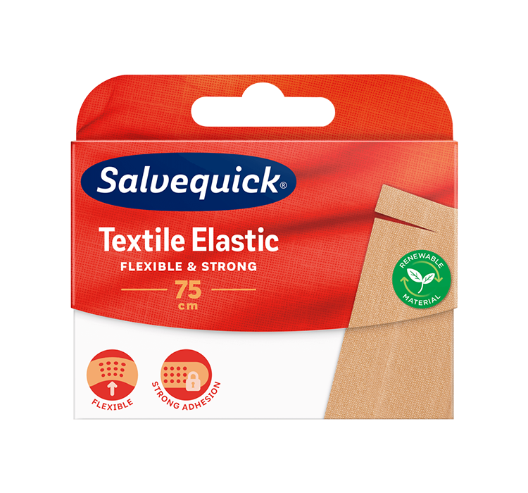 Salvequick CEDERROTH INTER. AB Plaster tekstylny 75cm x 12 cm - 1 szt. 3224481